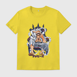 Мужская футболка One piece дым smoke