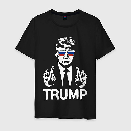 Мужская футболка Трамп наш / Черный – фото 1
