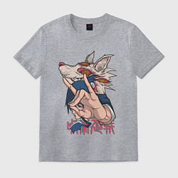 Мужская футболка Человек-бензопила Аки Хаякава лис