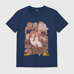 Мужская футболка Волчица и пряности Холо арт