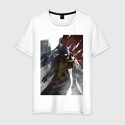 Футболка хлопковая мужская Мужская футболка Assassins Creed Unity, цвет: белый