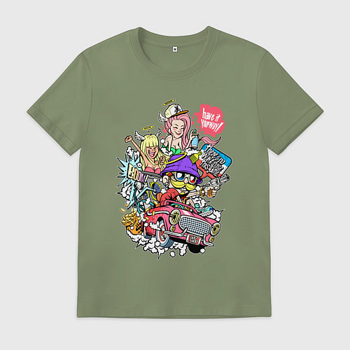 Мужская футболка Делай всё по-своему / Авокадо – фото 1