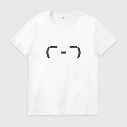 Мужская футболка Каомодзи щурится