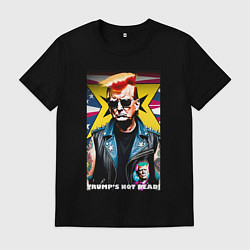 Мужская футболка Trumps not dead - ai punk art