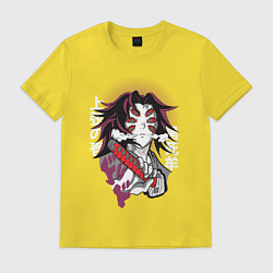 Мужская футболка Клинок рассекающий демонов 1 Высшая Луна Кокушибо