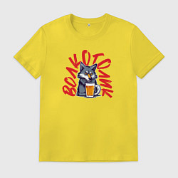 Мужская футболка Волкоголик