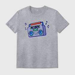 Мужская футболка Музыкальный бумбокс