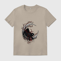 Мужская футболка Черный кролик