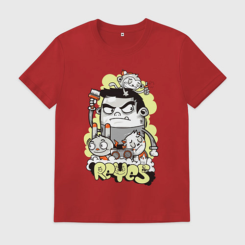 Мужская футболка Короли граффити / Красный – фото 1