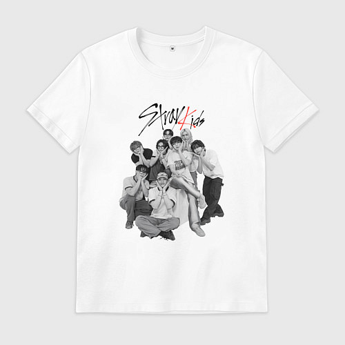 Мужская футболка Stray Kids 6th Anniversary / Белый – фото 1