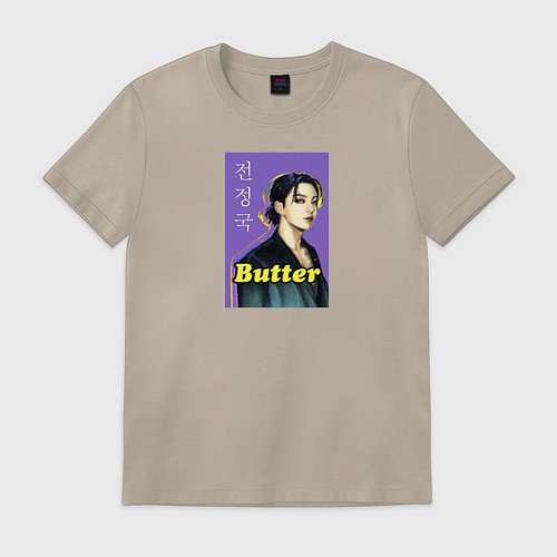 Мужская футболка Butter JK / Миндальный – фото 1