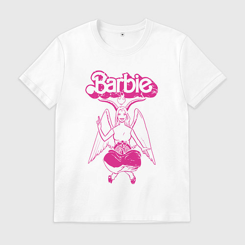 Мужская футболка Барби Бафомет / Белый – фото 1