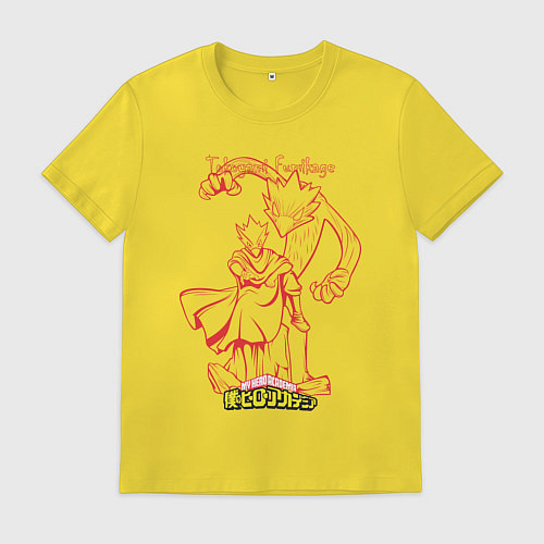 Мужская футболка Моя геройская академия Такаями / Желтый – фото 1