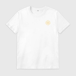 Мужская футболка За веру царя Николая 2 и триединую Русь НИКА желта