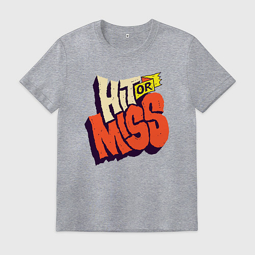 Мужская футболка Пан или пропал / Меланж – фото 1