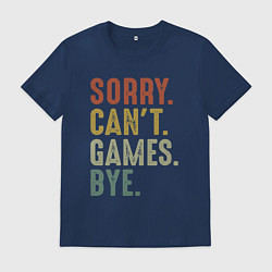 Мужская футболка Извини не могу игры пока