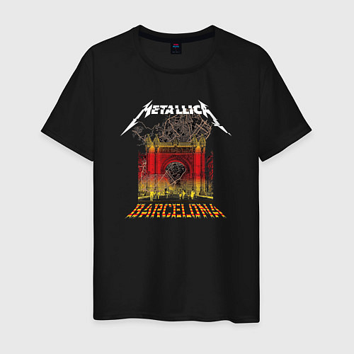 Мужская футболка Metallica Barcelona / Черный – фото 1
