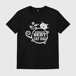 Мужская футболка Лучший в мире кот папа