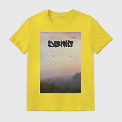 Мужская футболка Denis птицы в небе