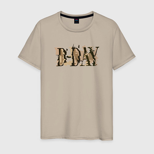 Мужская футболка BTS Dday / Миндальный – фото 1