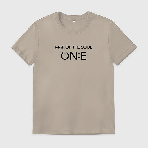 Мужская футболка BTS One / Миндальный – фото 1