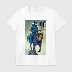 Мужская футболка Cat forces - ai art fantasy