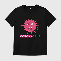 Мужская футболка Pink coronavirus