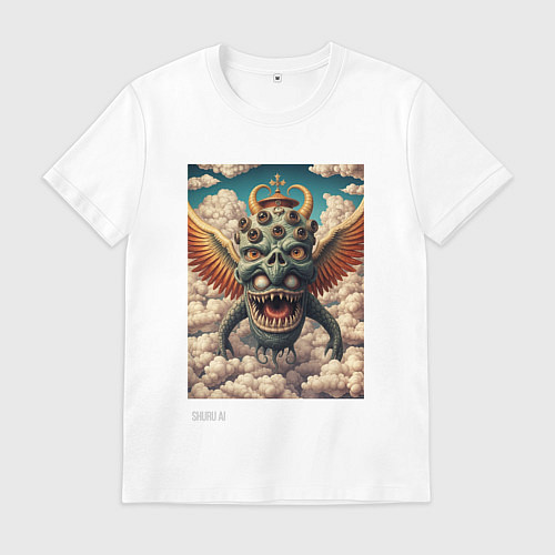 Мужская футболка Крайне причудливый монстр / Белый – фото 1
