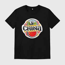 Мужская футболка China panda