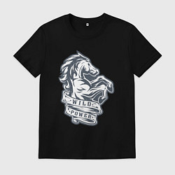 Мужская футболка Мустанг - дикая энергия