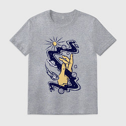 Мужская футболка Прикосновение к космосу