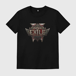 Мужская футболка Path of exile 2 logo