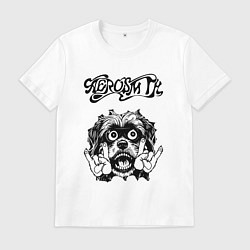 Мужская футболка Aerosmith - rock dog