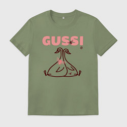 Мужская футболка Гуси, пчелы