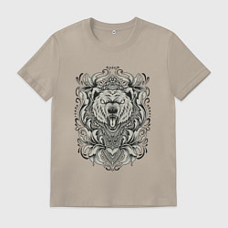 Мужская футболка Медведь винтаж