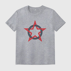 Мужская футболка Circle star USSR