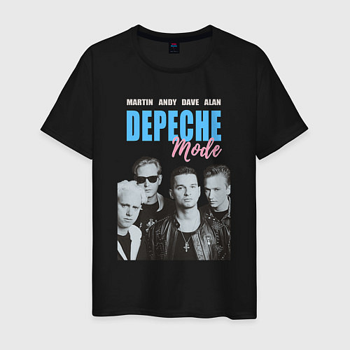 Мужская футболка Depeche Mode Vintage / Черный – фото 1