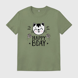 Мужская футболка Счастливого дня рождения