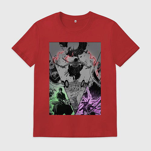 Мужская футболка Ван-Пис Зоро Ророноа пират / Красный – фото 1