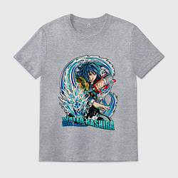 Мужская футболка Клинок рассекающий демонов Гиа Тамиока водяной сто