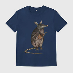 Мужская футболка Броненосец с укулеле