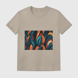 Мужская футболка Темные и теплые контрасты