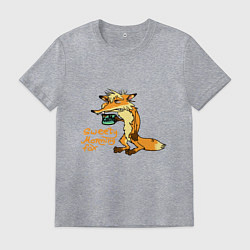 Мужская футболка Утренний лис