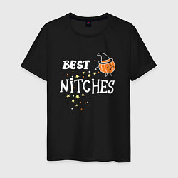 Футболка хлопковая мужская Best nitches, цвет: черный