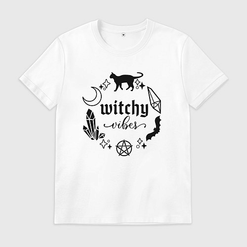 Мужская футболка Witchy vibes / Белый – фото 1