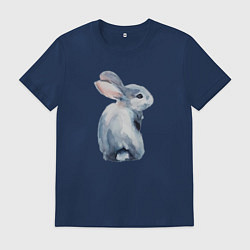 Мужская футболка Кролик арт