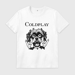 Мужская футболка Coldplay - rock dog