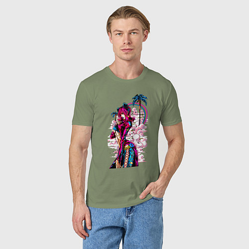 Мужская футболка ДжоДжо Джолин Куджо / Авокадо – фото 3