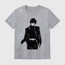 Футболка хлопковая мужская Магическая битва Маки Дзэнин арт, цвет: меланж