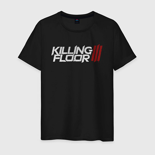 Мужская футболка Killing floor 3 logo / Черный – фото 1